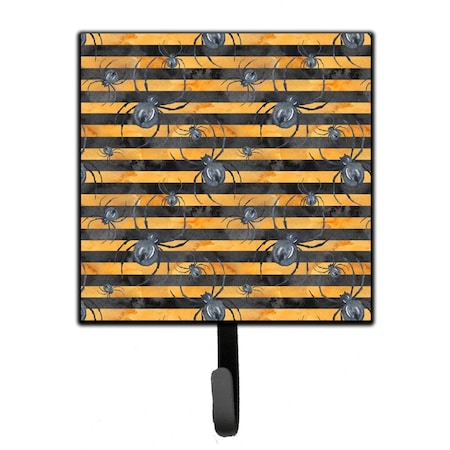 Carolines Treasures Watecolor Halloween Spiders Leash or Key Holder, 4.25 x 1 x 7 in. BB7526SH4